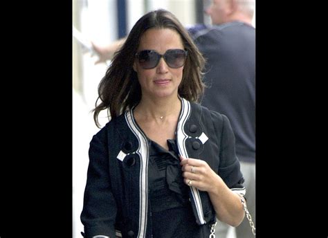 Pippa Middleton Steps Out In Oversized Sunnies, .